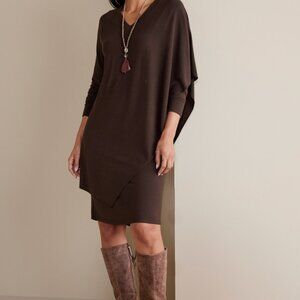 Marla Dress Dark Brown 1X
